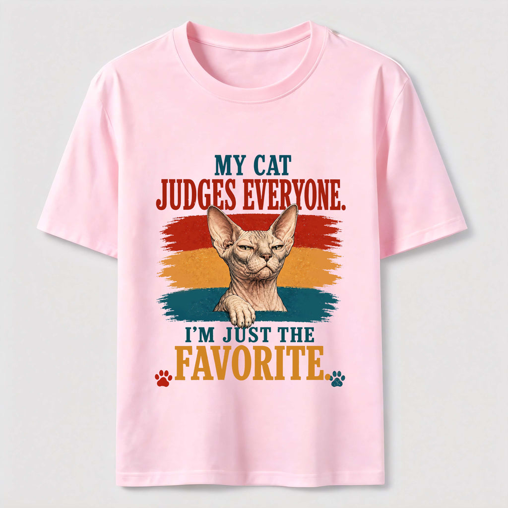 PetTaxClub My Cat Judges Everyone Classic T-Shirt