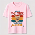 PetTaxClub My Cat Judges Everyone Classic T-Shirt