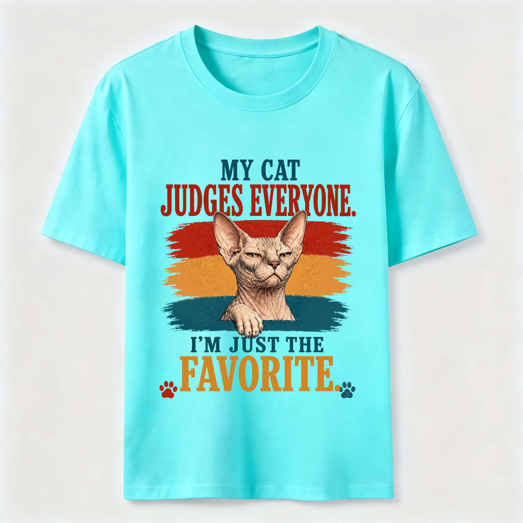PetTaxClub My Cat Judges Everyone Classic T-Shirt