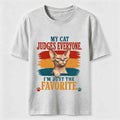 PetTaxClub My Cat Judges Everyone Classic T-Shirt