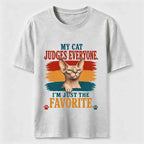 PetTaxClub My Cat Judges Everyone Classic T-Shirt