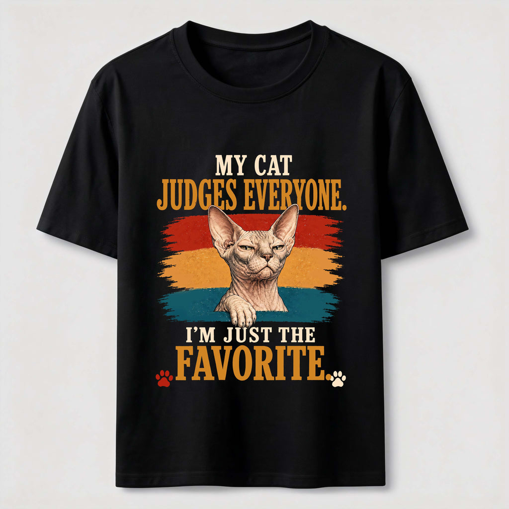 PetTaxClub My Cat Judges Everyone Classic T-Shirt