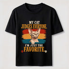 PetTaxClub My Cat Judges Everyone Classic T-Shirt