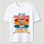 PetTaxClub My Cat Judges Everyone Classic T-Shirt