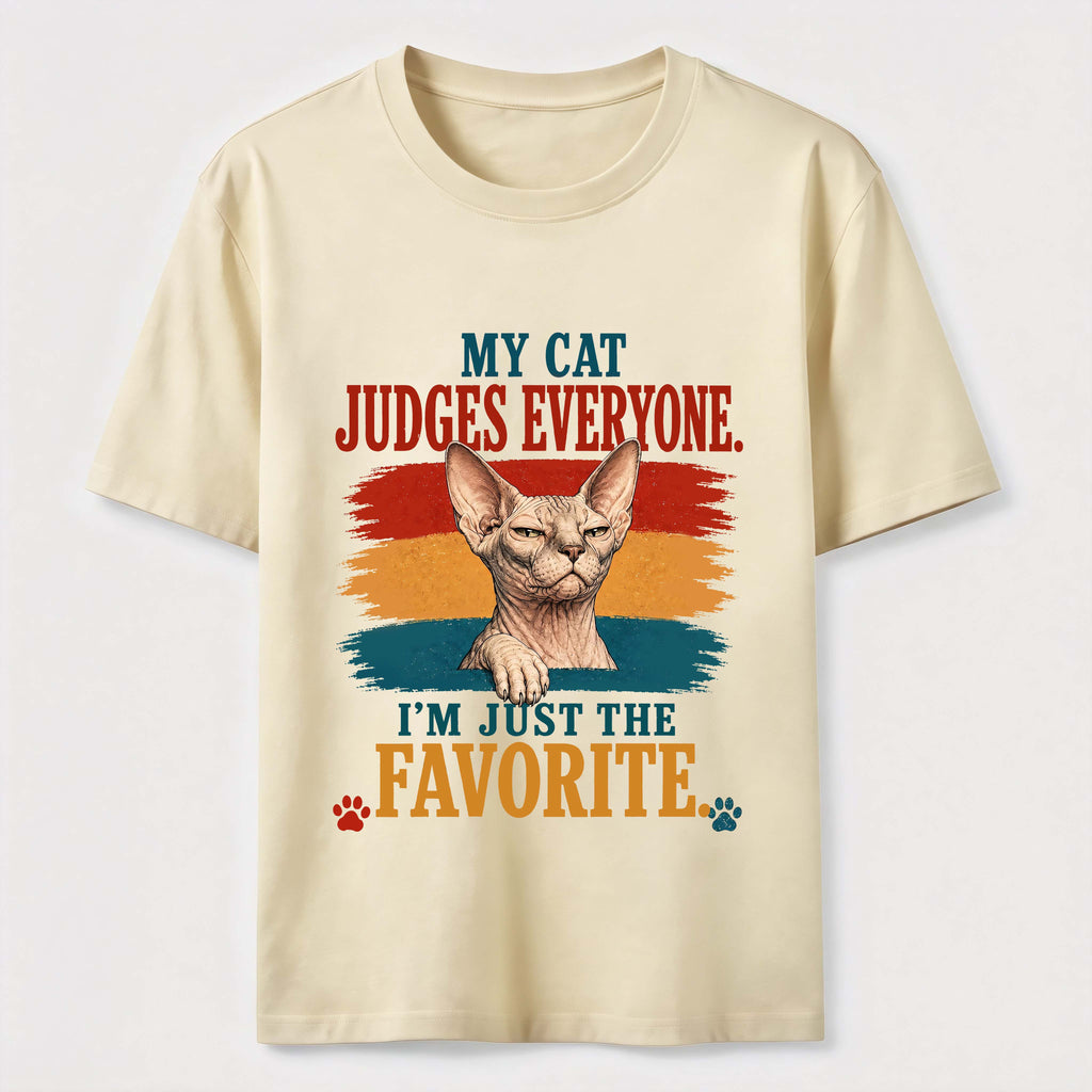 PetTaxClub My Cat Judges Everyone Classic T-Shirt