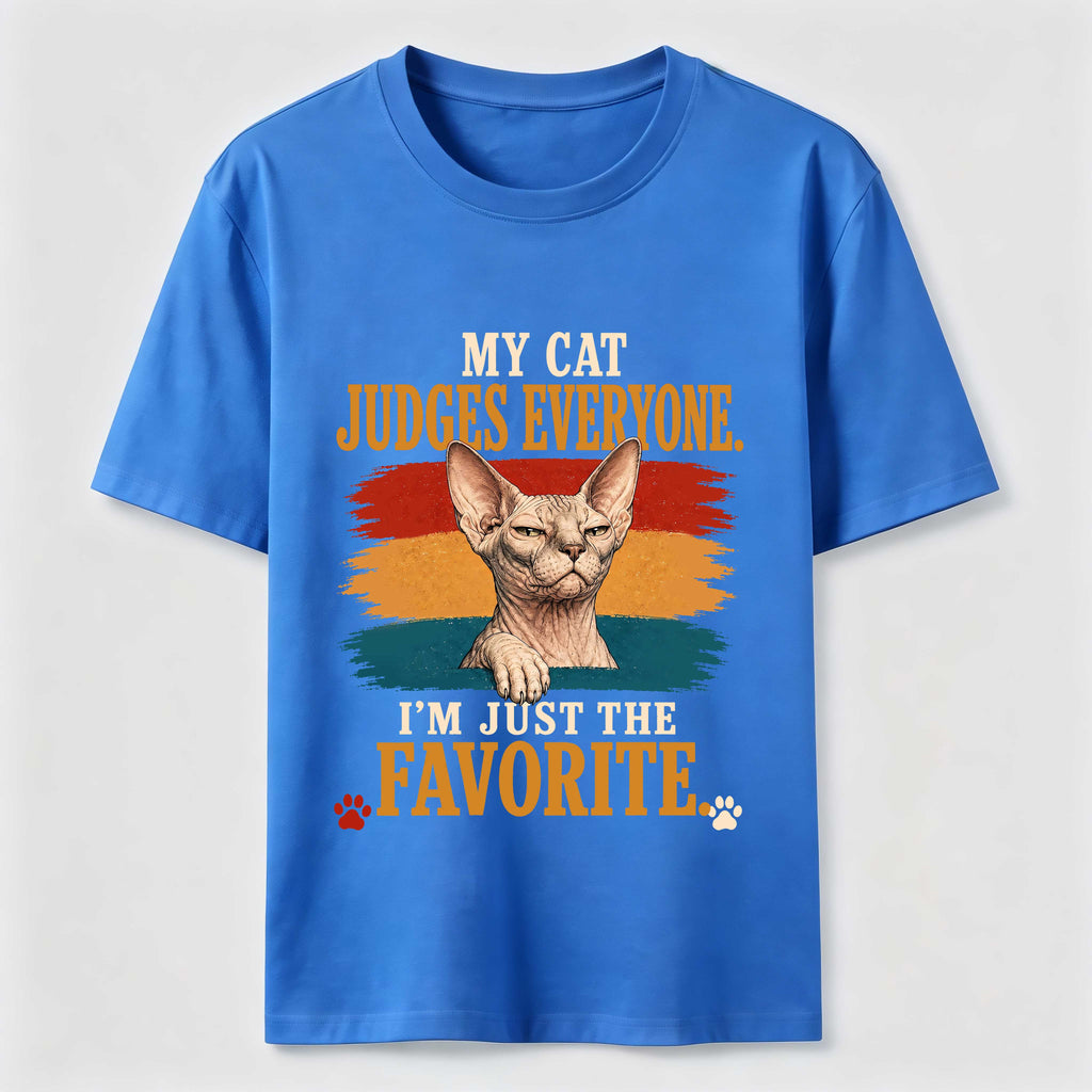 PetTaxClub My Cat Judges Everyone Classic T-Shirt