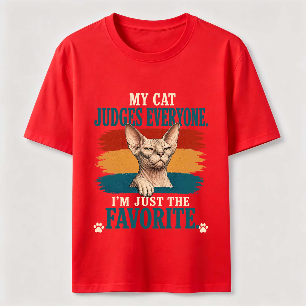 PetTaxClub My Cat Judges Everyone Classic T-Shirt