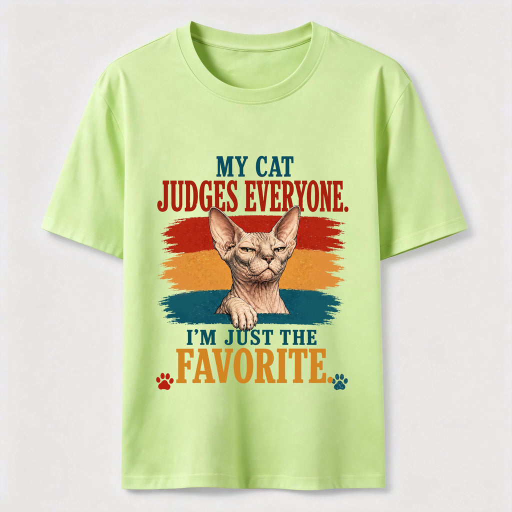 PetTaxClub My Cat Judges Everyone Classic T-Shirt