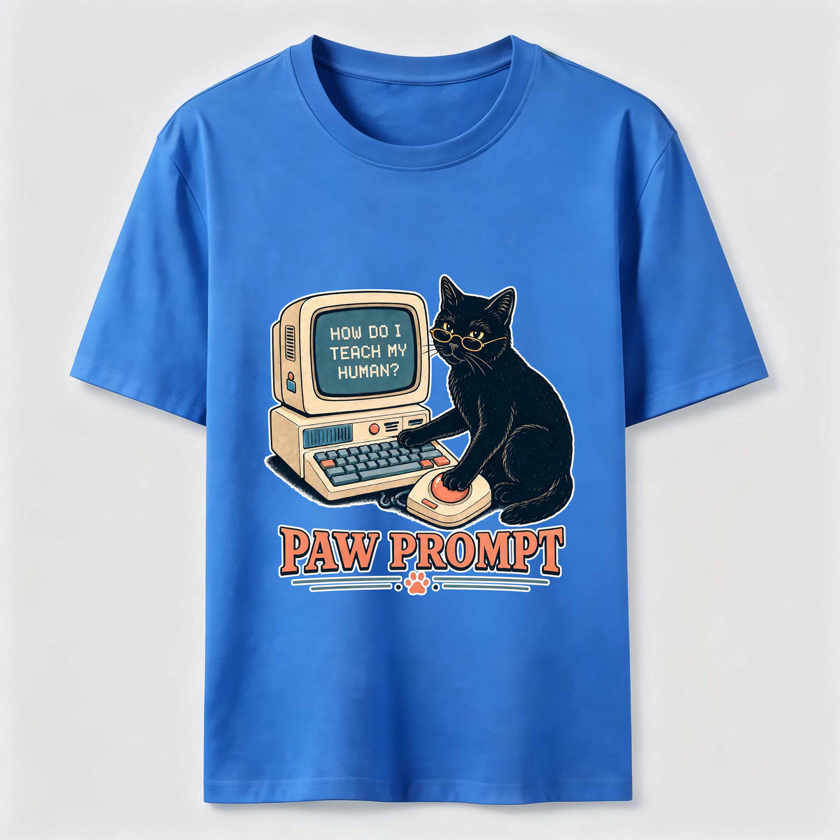 PetTaxClub Paw Prompt Computer Cat Classic T-Shirt