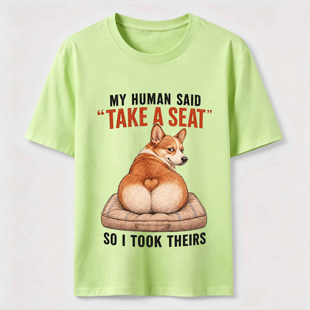 PetTaxClub Take a Seat Corgi Classic T-Shirt