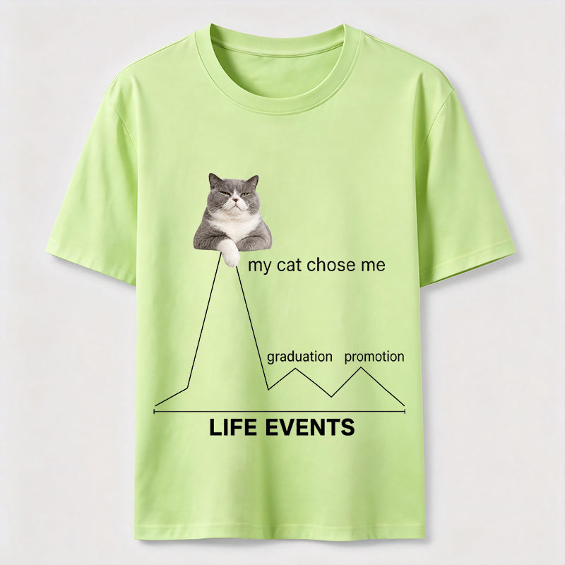 PetTaxClub My Cat Chose Me Life Events Classic T-Shirt