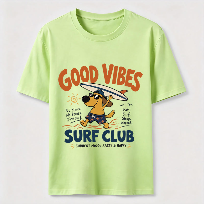 PetTaxClub Good Vibes Surf Club Dog Classic T-Shirt
