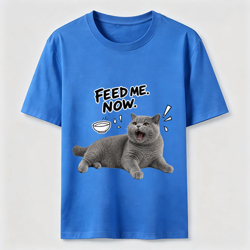 PetTaxClub Feed Me Now Cat Classic T-Shirt