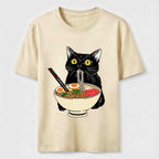 PetTaxClub Hungry Ramen Cat Classic T-Shirt