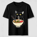 PetTaxClub Hungry Ramen Cat Classic T-Shirt