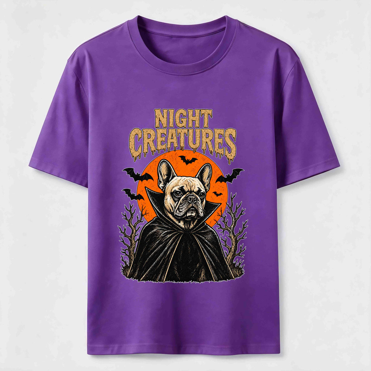 PetTaxClub Night Creatures Frenchie Classic T-Shirt