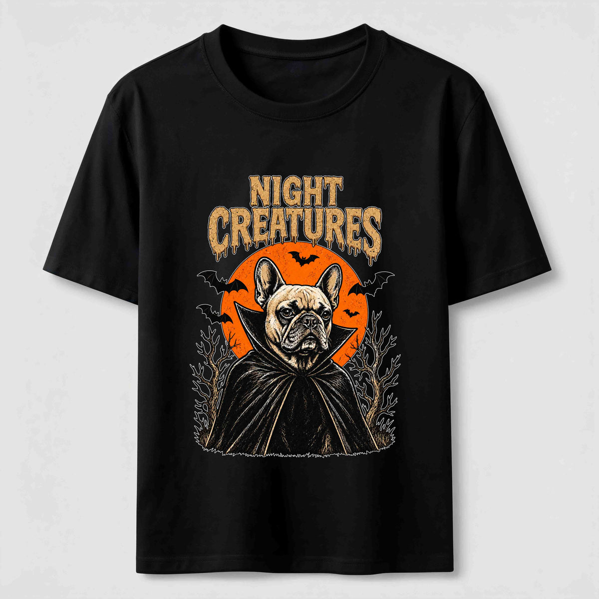 PetTaxClub Night Creatures Frenchie Classic T-Shirt