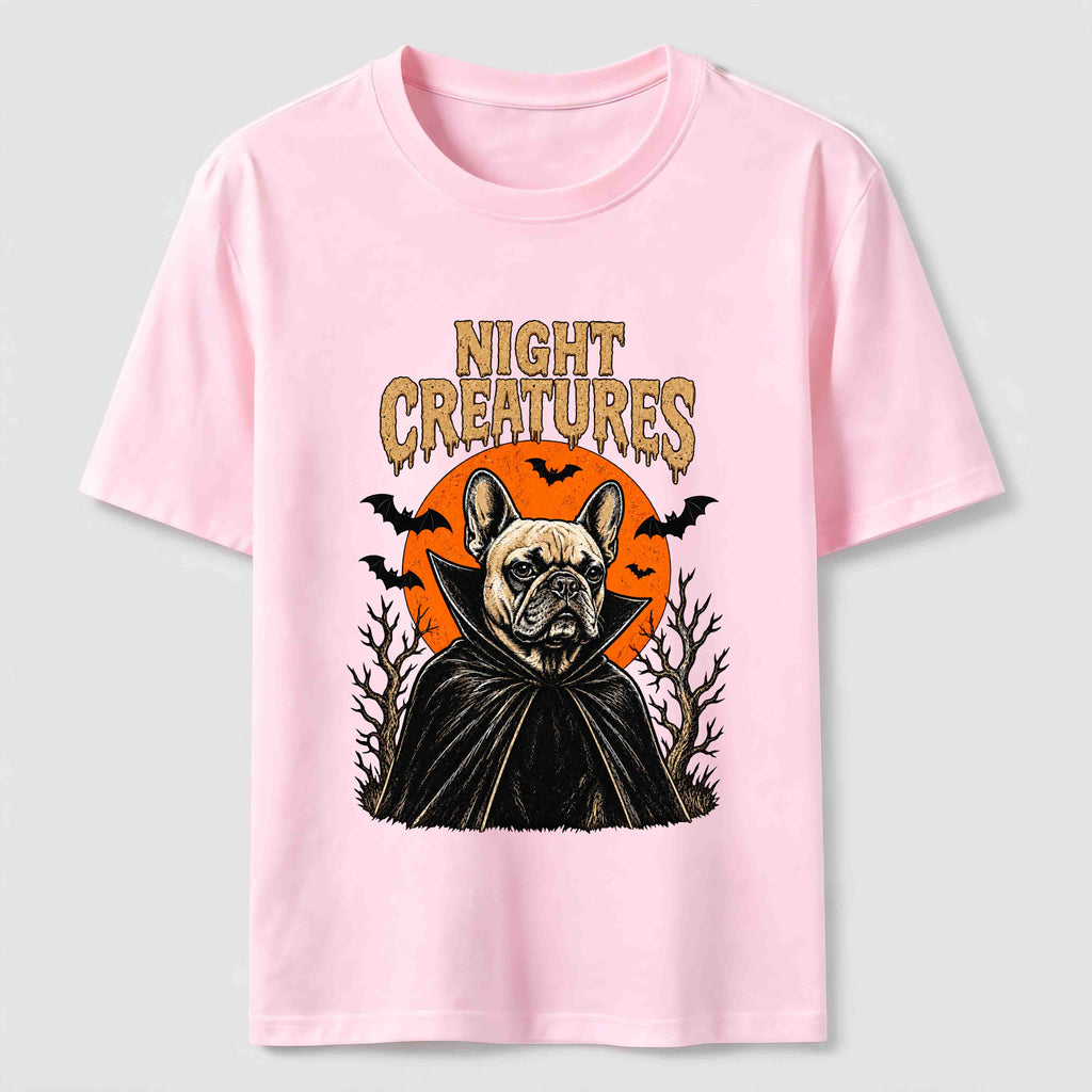 PetTaxClub Night Creatures Frenchie Classic T-Shirt