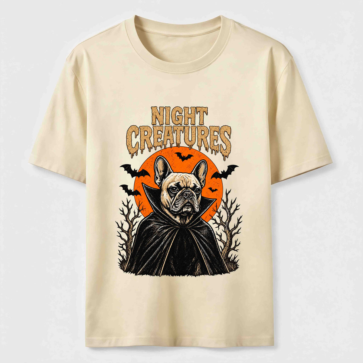 PetTaxClub Night Creatures Frenchie Classic T-Shirt