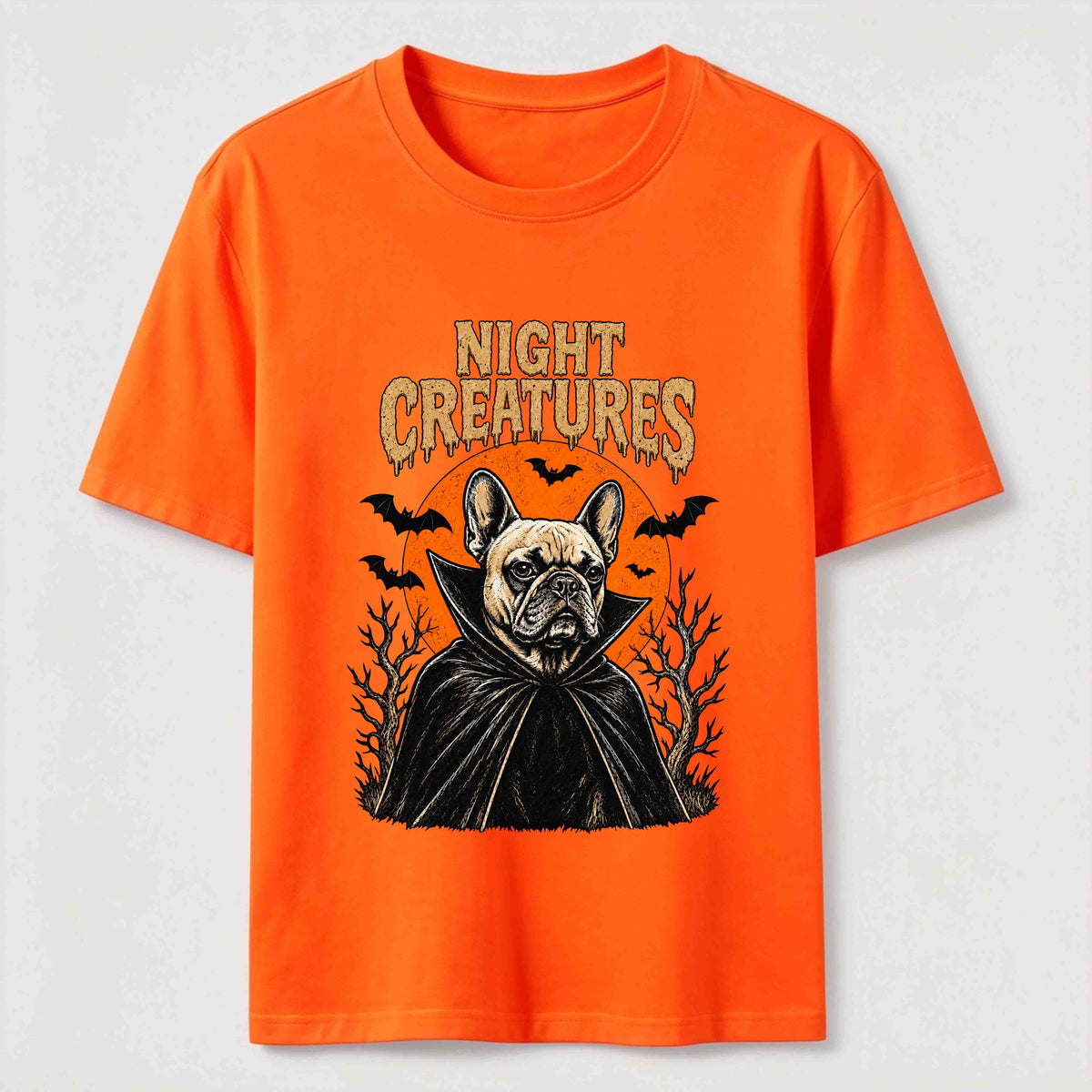 PetTaxClub Night Creatures Frenchie Classic T-Shirt