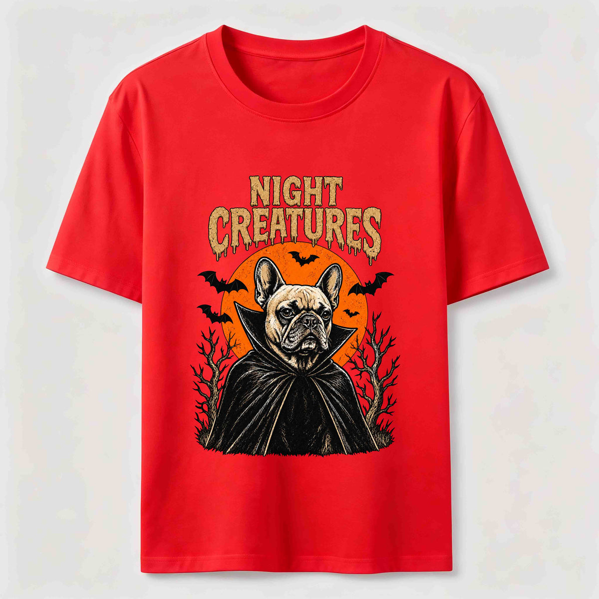 PetTaxClub Night Creatures Frenchie Classic T-Shirt