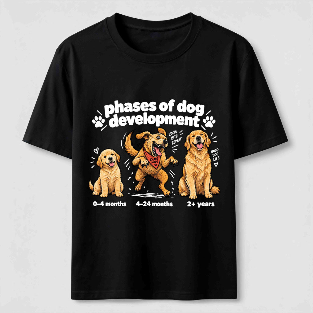 PetTaxClub Golden Retriever Chaos Phase Classic T-Shirt