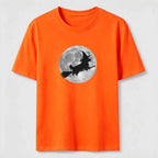 PetTaxClub A Corgi riding a broomstick Classic T-Shirt