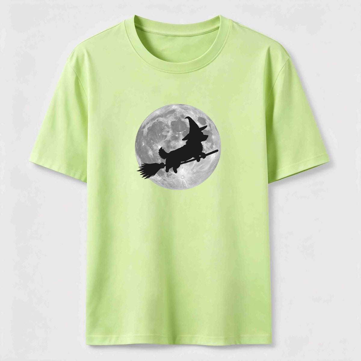 PetTaxClub A Corgi riding a broomstick Classic T-Shirt