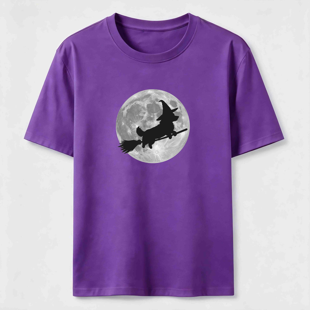 PetTaxClub A Corgi riding a broomstick Classic T-Shirt