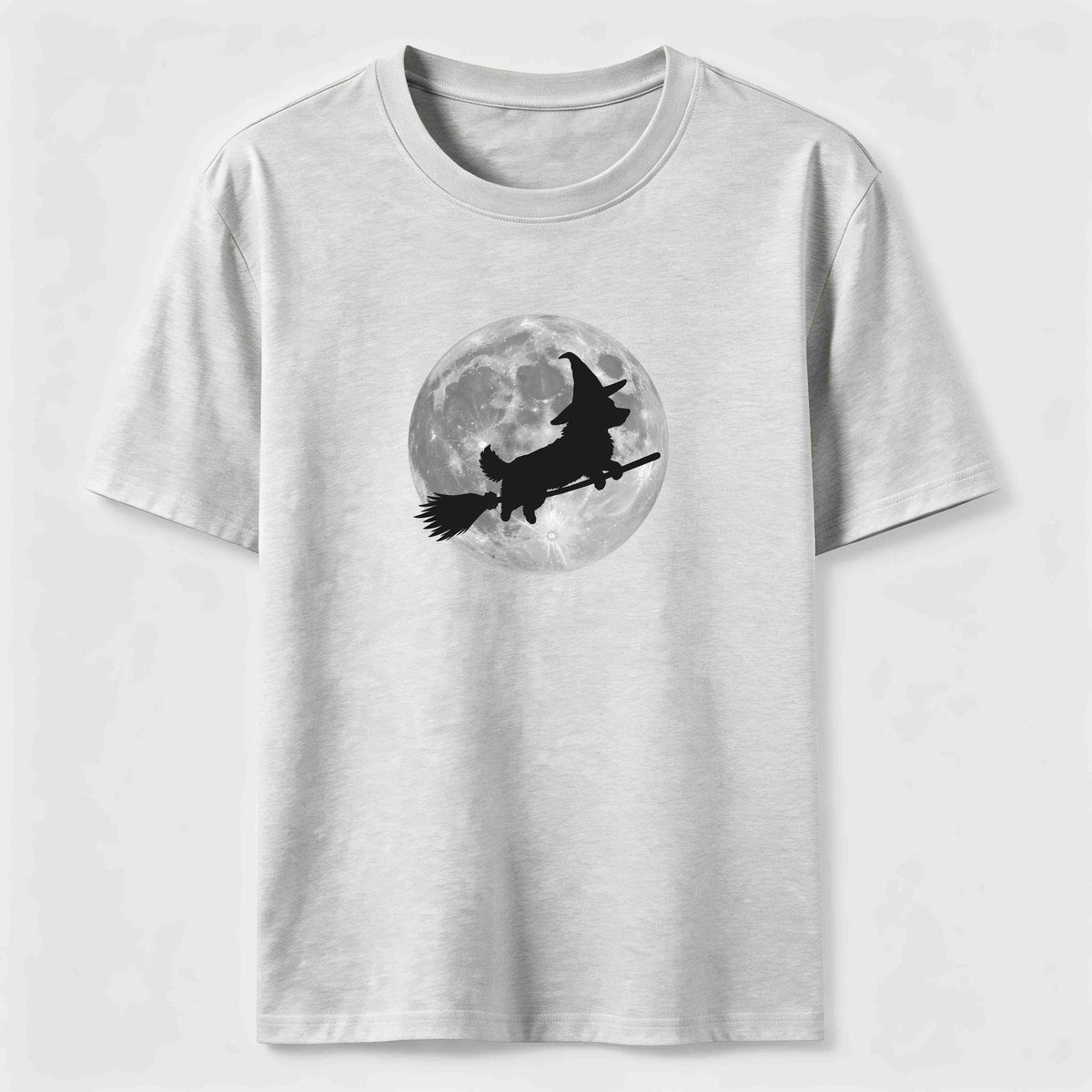 PetTaxClub A Corgi riding a broomstick Classic T-Shirt