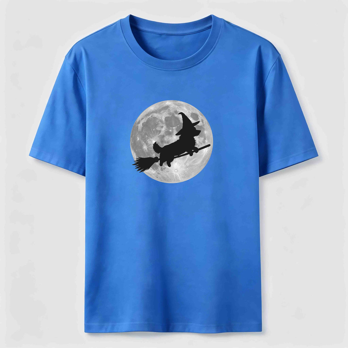 PetTaxClub A Corgi riding a broomstick Classic T-Shirt