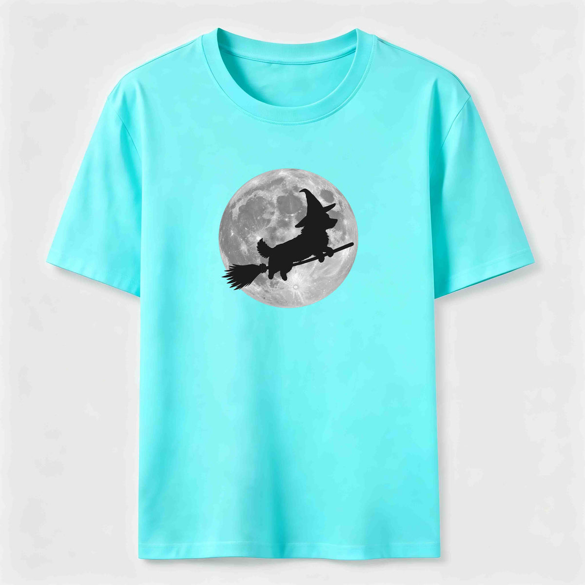 PetTaxClub A Corgi riding a broomstick Classic T-Shirt