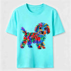 PetTaxClub Color Scribble Dog Classic T-Shirt