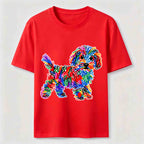 PetTaxClub Color Scribble Dog Classic T-Shirt