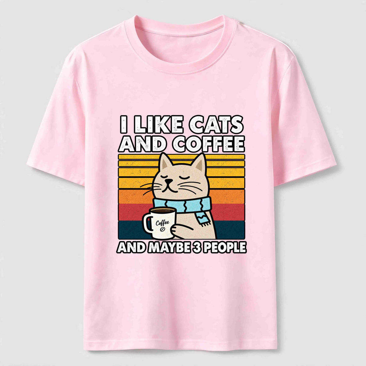 PetTaxClub Cats Coffee and Maybe 3 People Classic T-Shirt