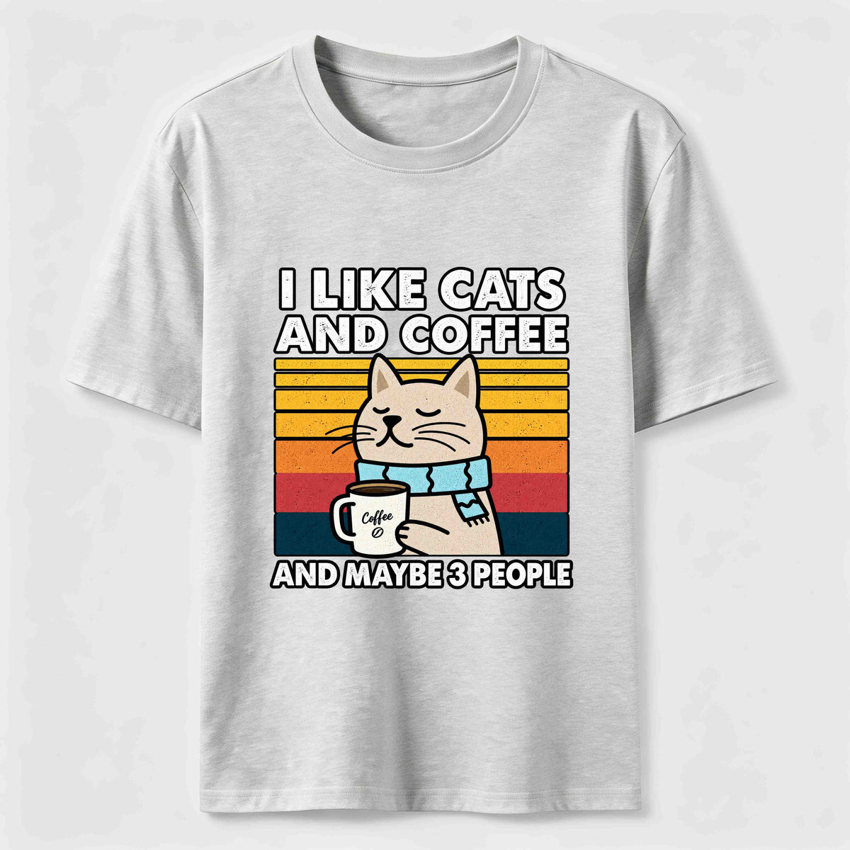 PetTaxClub Cats Coffee and Maybe 3 People Classic T-Shirt