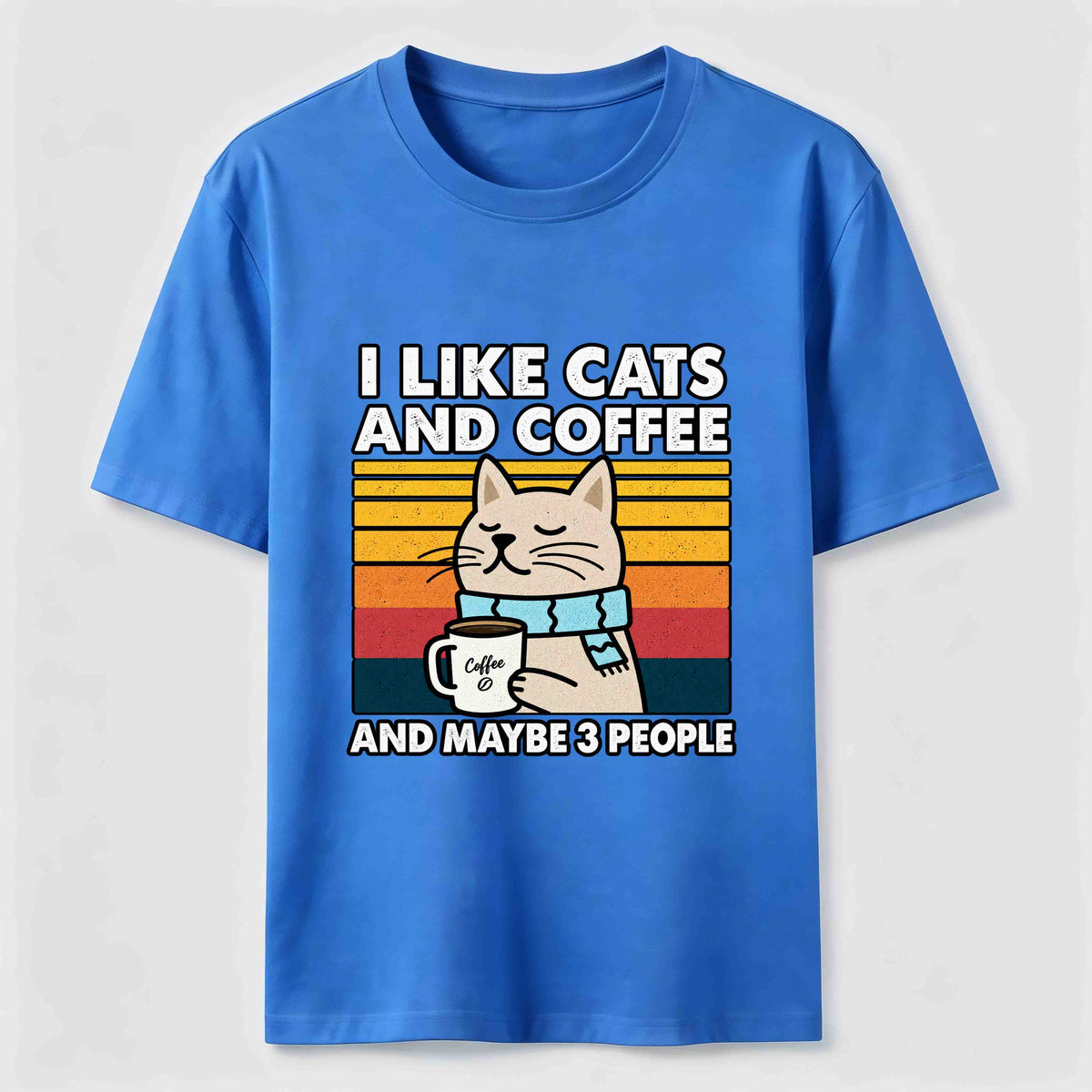 PetTaxClub Cats Coffee and Maybe 3 People Classic T-Shirt