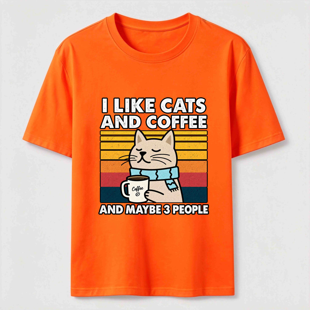 PetTaxClub Cats Coffee and Maybe 3 People Classic T-Shirt