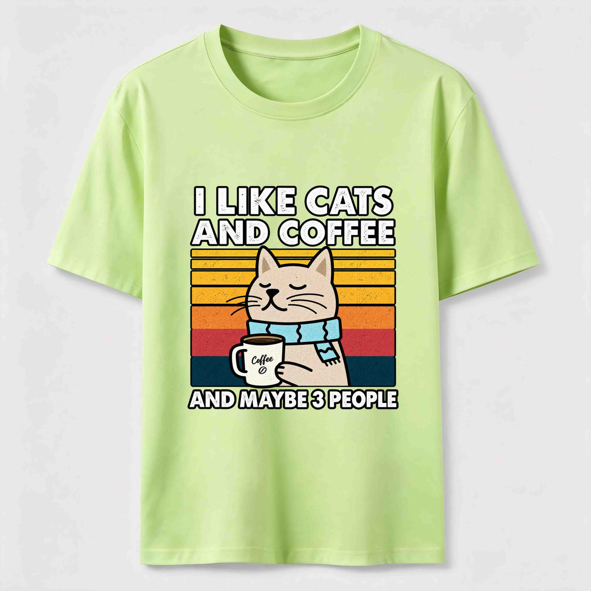PetTaxClub Cats Coffee and Maybe 3 People Classic T-Shirt