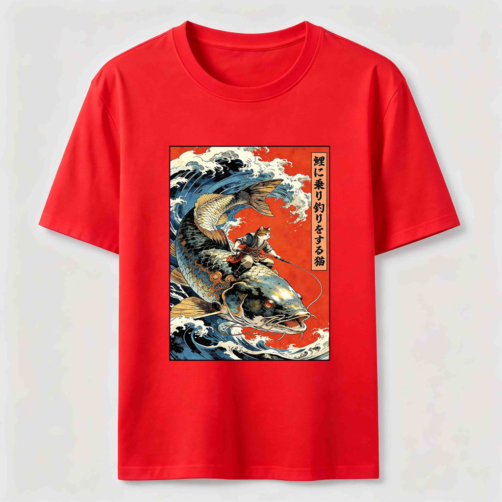 PetTaxClub Samurai Cat Koi Classic T-Shirt