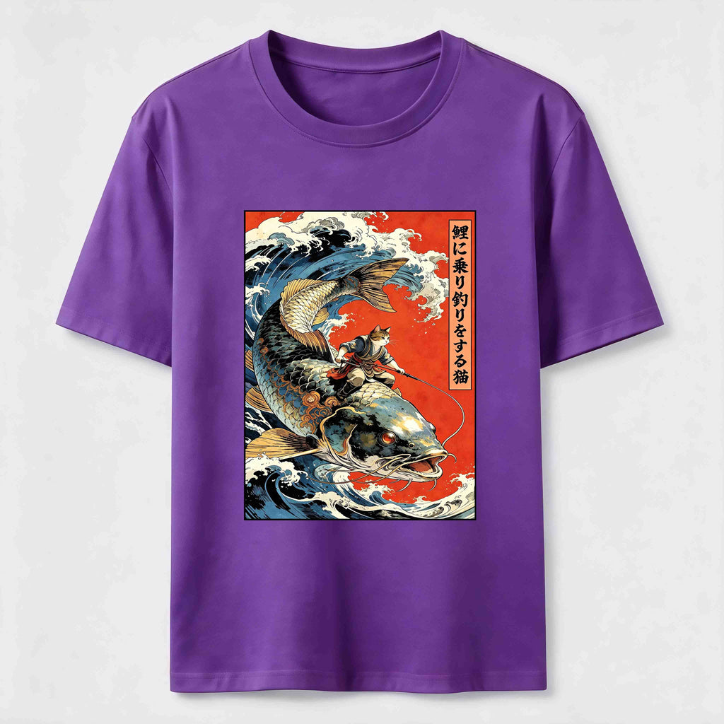 PetTaxClub Samurai Cat Koi Classic T-Shirt