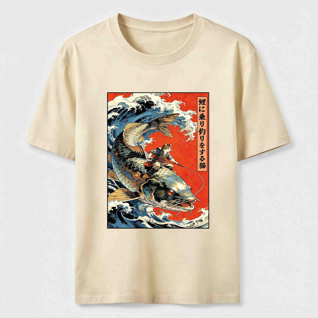 PetTaxClub Samurai Cat Koi Classic T-Shirt