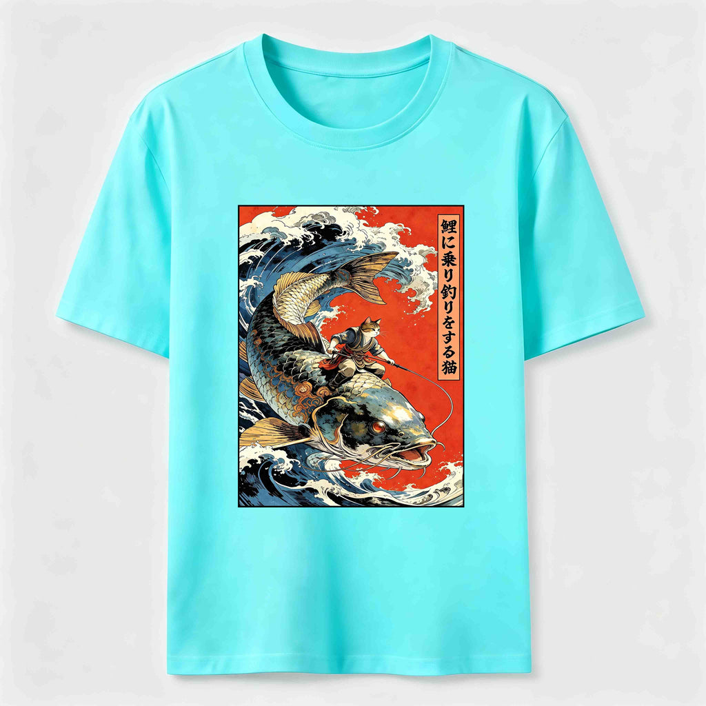 PetTaxClub Samurai Cat Koi Classic T-Shirt