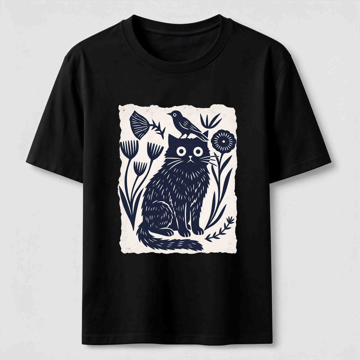 PetTaxClub Garden Black Cat Classic T-Shirt