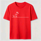 PetTaxClub Butterfly Chase Cat Classic T-Shirt