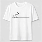 PetTaxClub Butterfly Chase Cat Classic T-Shirt