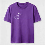 PetTaxClub Butterfly Chase Cat Classic T-Shirt