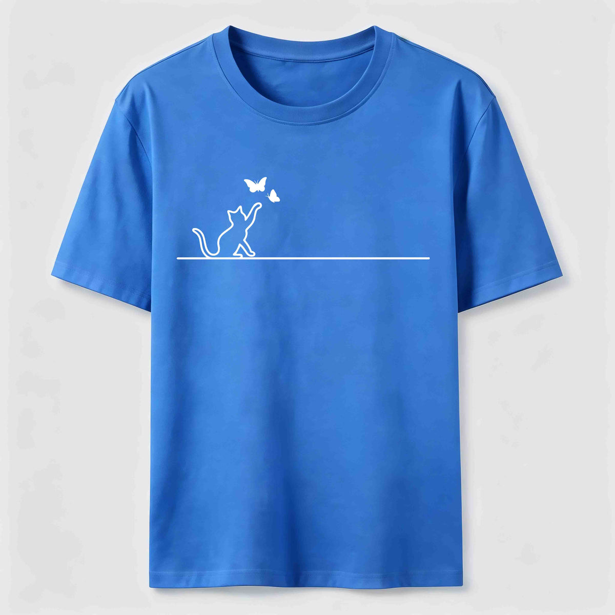 PetTaxClub Butterfly Chase Cat Classic T-Shirt