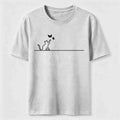 PetTaxClub Butterfly Chase Cat Classic T-Shirt