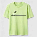 PetTaxClub Butterfly Chase Cat Classic T-Shirt